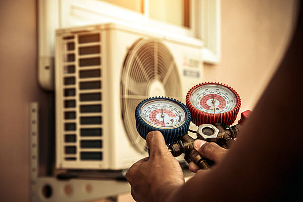 Professional Hvac technician working in Fayetteville, NY